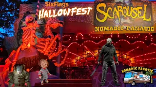 Six Flags HallowFest 2020, Coasters & Food & Miranda Died...