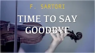 Time To Say Goodbye for violin and piano (COVER)