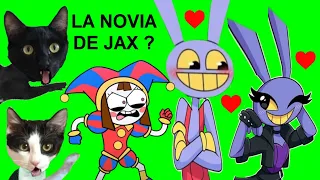 Jax tiene una hermana malvada?! Amazing Digital Circus animacion pero reaccion con Luna y Estrella