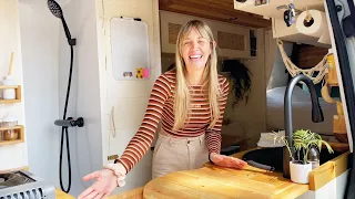 THIS Van Conversion HAS EVERYTHING 🤯 Detailed Tour of LUXURY CAMPER w/ UNIQUE PULL-OUT PANTRY 🚐