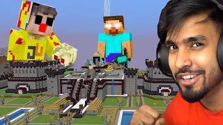 Scary HEROBRINE In Techno Gamerz Castle 😱 | Minecraft in hindi