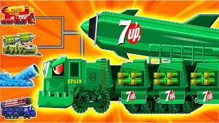 MKZT BALLISTIC MISSILE 7UP went over to American side! Cartoons about tanks