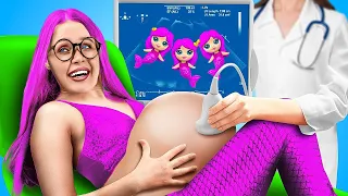 Rich vs Poor vs Giga Rich Pregnant Mermaid || Smart Ideas For Mermaid's Mom by Bla Bla Jam!