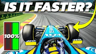 V10 F1 Car on SLICKS! The Fastest Car Ever?