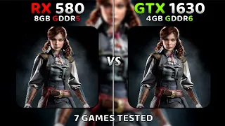 RX 580 vs GTX 1630 | Which One is Better?