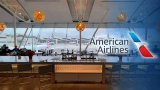 AA AMAZING FLAGSHIP BUSINESS LOUNGE in LAX
