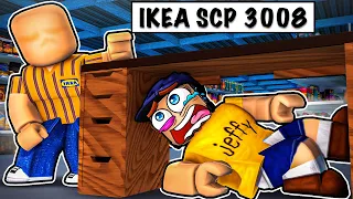 Jeffy is TRAPPED with IKEA SCP 3008 in Roblox!