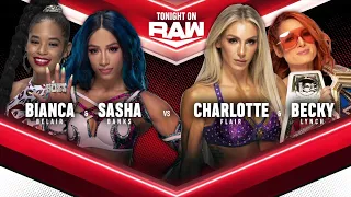 Bianca Belair & Sasha Banks Vs Charlotte Flair & Becky Lynch - WWE Raw 11/10/2021 (En Español)