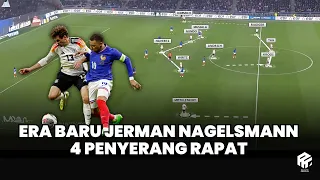 Jerman 2-0 Perancis | Taktik Nagelsmann - Kroos Deep Playmaker, Kimmich Fullback, 4 Penyerang Rapat