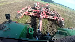 Okiem GoPro #11  Talerzowanie John Deere 8400 & Horsch Joker 6hd