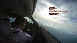 Cockpit View: PARIS Intl. Airport - Fast Straight In Approach