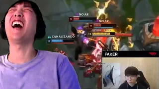 Doublelift Reacts to Faker's Multitask Meme