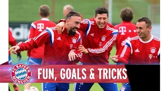Fun, Goals & Tricks at FC Bayern Training