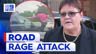 Victim speaks out after violent road rage incident in Adelaide | 9 News Australia