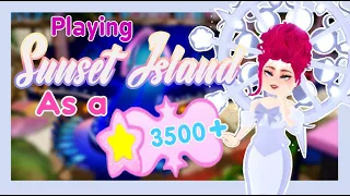 Playing SUNSET ISLAND as a level 3500+! 🏝️