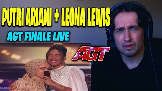 Putri Ariani & Leona Lewis Duet on The AGT Finale! | America's Got Talent 2023 (REACTION!!)
