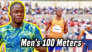 Wow! Ackeem Blake Battles Letsile Tebogo In Epic 100m At LA Grand Prix 2024