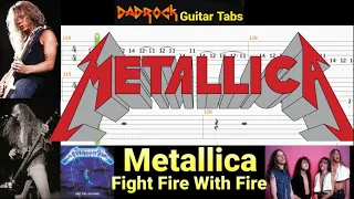 Fight Fire With Fire - Metallica - Guitar + Bass TABS Lesson