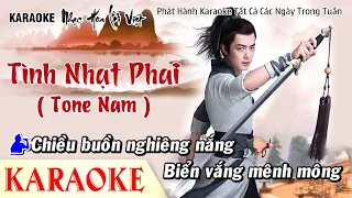 Karaoke Tình Nhạt Phai Tone Nam Hay Nhất - Karaoke Nhạc Hoa Lời Việt Hay Nhất Thời 7X 8X 9X