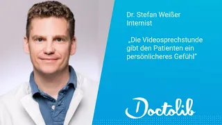 Internist Dr. Weißer: "Die Videosprechstunde gibt den Patienten ein persönlicheres Gefühl"