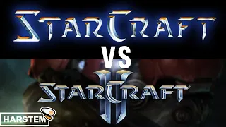 StarCraft 1 vs StarCraft 2 ft Grubby
