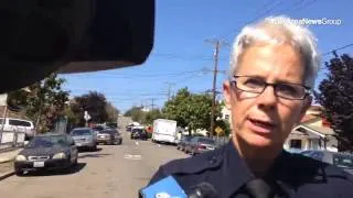 VIDEO: Armed juvenile suspect peacefully  surrenders to @Oaklandpoliceca after standoff on 24th St i