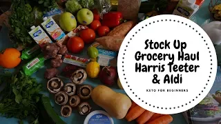 Weekly Grocery Haul-Keto Friendly  ||  Aldi-Harris Teeter  ||  Meal Plan/Chat