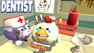 Baby Chicken In Dentist | Chicken Gun