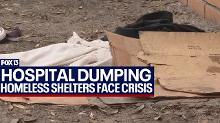 Hospitals dump homeless patients at shelter