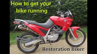 Bike won't start. How to get a bike running | #motorcycle restoration biker