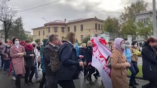 Женский марш в Минске : «Пошел вон! Ты и твой ОМОН!»