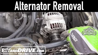 How To Remove A VW Alternator ~ Salvage Yard Tips