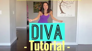 Diva (TUTORIAL) || Beyonce || #StopDropAndDance