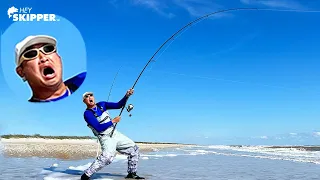 Beach Fishing Goes HORRIBLY WRONG! Watch out for THIS fish (Almost went to ER)