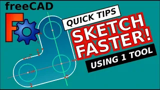 FreeCAD: Increase Your Sketching Speeds and Sketch Faster With This Single Tool