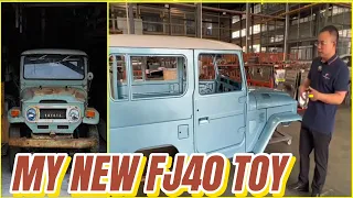 I Finnish my dream！！！really not easy to make FJ40 car body