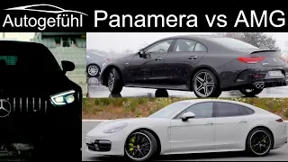 Porsche Panamera Turbo S vs Mercedes CLS AMG vs Mercedes AMG GT 4 Door Comparison