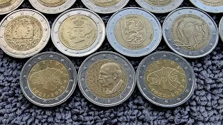 2000€ 2 euro collectable coins. RARE !! Found & Saved. Mint & Price.