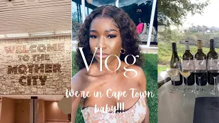 #Vlog : Lets go to Cape town!! | Wine tasting | First vlog