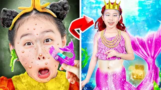 From Nerd To Mermaid! Baby Doll Extreme Makeover!