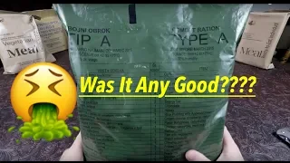 MRE Review MUST SEE !!! 5 Year Old Slovenian Military Ration Review Did It Survive ???