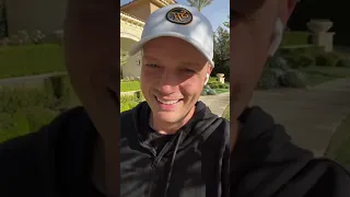 Nick Carter IG LIVE VIDEO - Walking