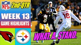 Pittsburgh Steelers vs AZCardinals FULL GAME 2nd QTR WEEK 13 (12/03/2023) | NFL Highlights 2023