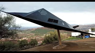 Peace Through Strength: F-117 Display at Ronald Reagan Presidential Library