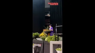 Graduate gets diploma after delays for speech on God