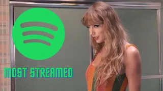 Taylor Swift - Top 50 most streamed songs on Spotify [April/2023]