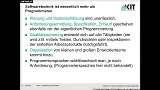 04: Charakteristiken von Software, Softwarequalitätsprobleme, Softwaretechnik (aus SS19)