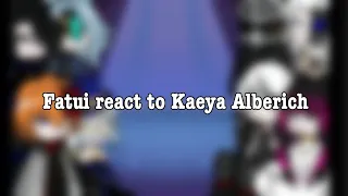 Fatui react to Kaeya Alberich || No Ships || AU || short?