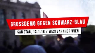 Neujahrsempfang: Großdemo gegen Schwarz-Blau (Trailer)