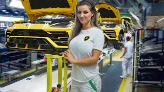 Lamborghini Production: Manufacturing Urus, Avantador, Gallardo, Revuelto - Assembly line in Italy